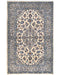 3x5 Oriental Persian Style Beige Hand Knotted Wool Area Rug